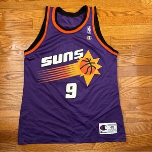 Vintage Dan Majerle #9 Phoenix Suns NBA jersey size 40
